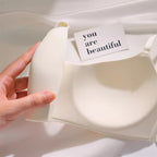Seamless Wire-Free Molded Bra with Double-Strap Detailing