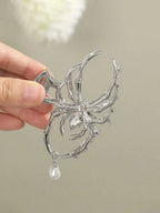 Gothic Spider Hair Claw Clip Y2K Statement Alternative Hairstyle Accessory