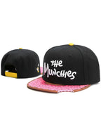 Structured Embroidered Snapback Baseball Cap with Flat Brim for Urban Streetwear Fashion Style