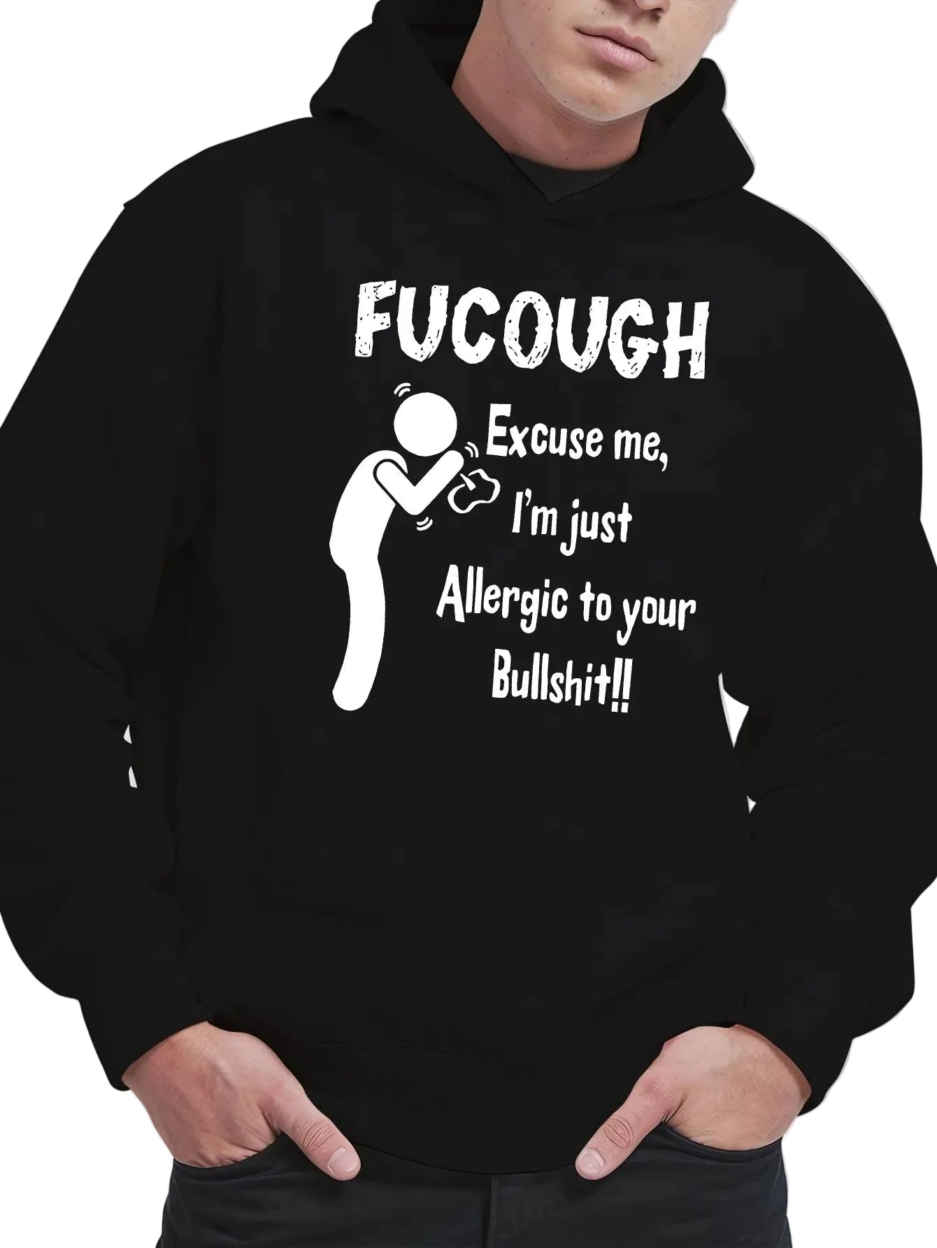 Oversized Statement Graphic Hoodie with Contemporary Urban Streetwear Print Design