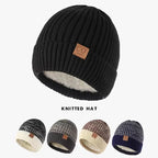 Brimless Ribbed Polyester Knit Beanie for Everyday Winter Casual Streetwear and Travel Comfort
