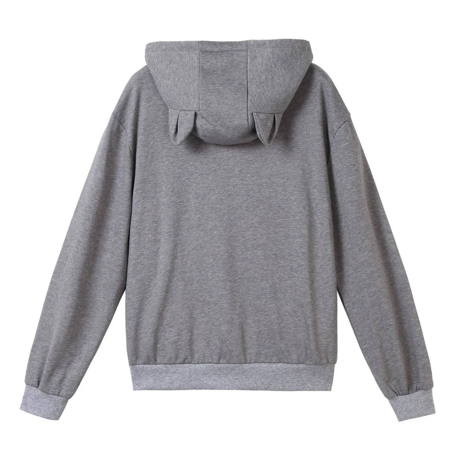 Kawaii Anime Inspired Oversized Hoodie with Interactive Plush Pocket Design