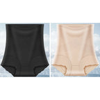High-Waisted Seamless Brief with Distinctive Criss-Cross Front Paneling