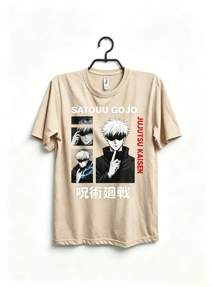 Anime Sorcerer Oversized Japanese Streetwear Graphic Cotton Casual T-Shirt
