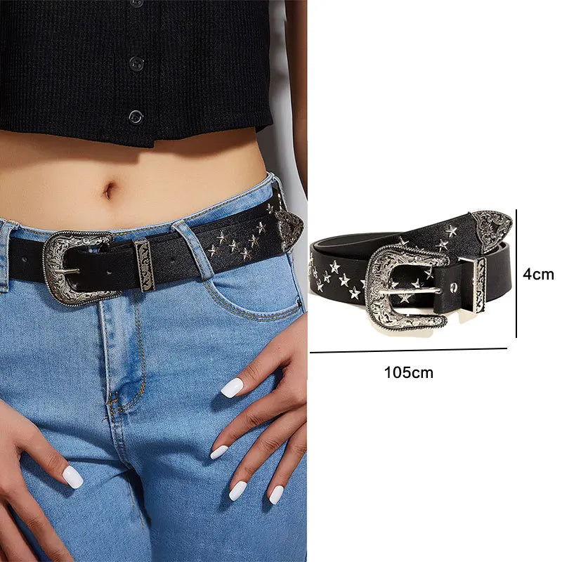 Studded Bullet Detail Belt for Gothic, Punk and Alternative Fashion