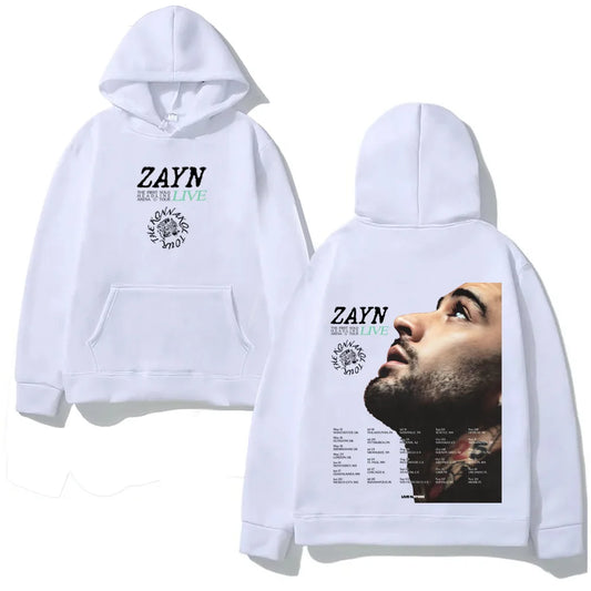Tour Inspired Graphic Hoodie with Relaxed Streetwear Fit and Back Artwork