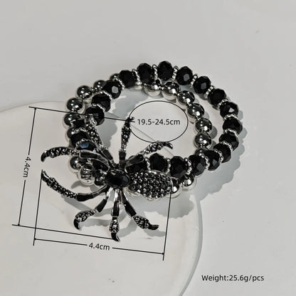 Gothic Spider Bracelet with Web Inspired Alternative Fashion Details