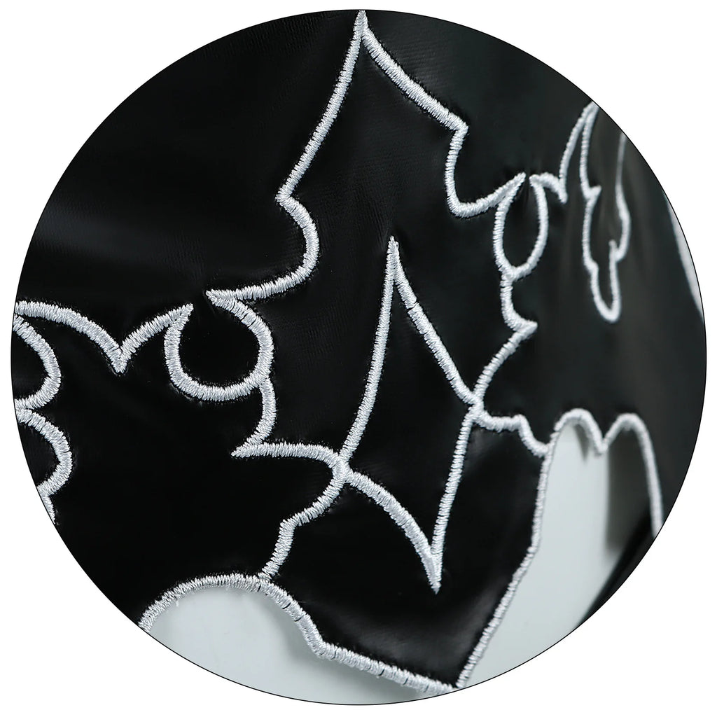 Fierce Glossy Black Cutout Bodysuit with Asymmetrical Leg Accents and Gloves