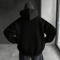 Dark Anime Cyber Streetwear Hoodie with Manga-Inspired Neon Character Artwork