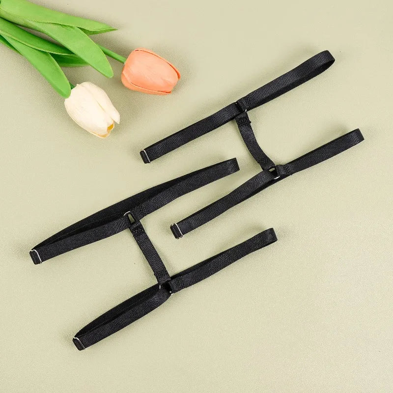 Double Strap Thigh Garter Minimalist Punk Alternative Fashion Accessory