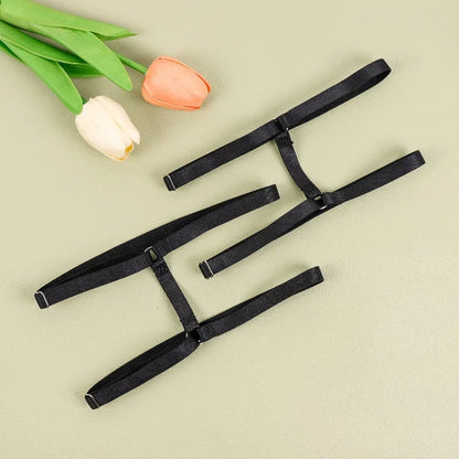 Double Strap Thigh Garter Minimalist Punk Alternative Fashion Accessory