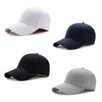 Minimalist Solid Baseball Cap Adjustable Curved Brim Casual Streetwear Fashion Hat