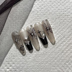 Gothic Star Nail Art Sticker Set for Alternative Statement Manicures