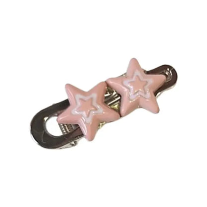 Y2K Star Hair Clip Set Alternative Streetwear Statement Accessories