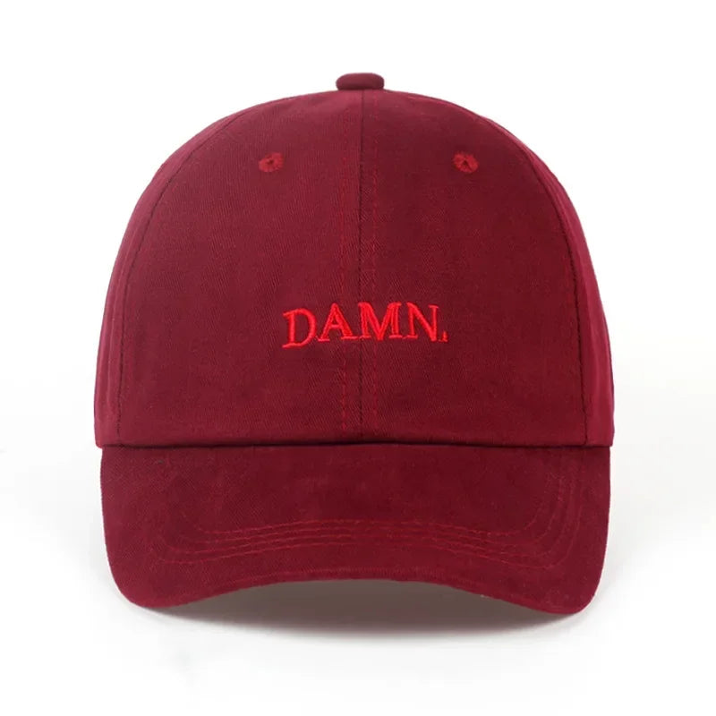 Unisex Embroidered Nylon Baseball Cap with Adjustable Fit for Casual Streetwear Style