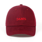 Unisex Embroidered Nylon Baseball Cap with Adjustable Fit for Casual Streetwear Style