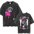 Retro Anime Goth Oversized Distressed Graphic Tee