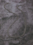 Minimalist Link Chain Necklace for Punk Streetwear and Alternative Fashion
