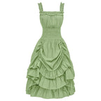 Layered Ruffle Gothic Mini Dress with Coquette Alternative Fashion Aesthetic