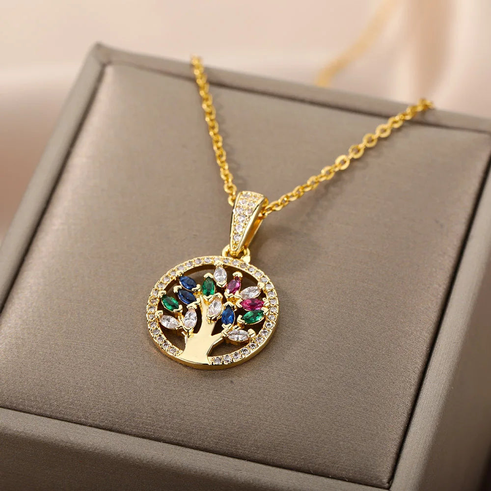 Layered Heart Pendant Necklace for Dark Feminine and Alternative Fashion