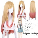 Classic Collegiate Roleplay Uniform Set with Plaid Pleated Skirt and Character Accessories