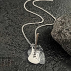 Guitar Pick Pendant Necklace for Punk Grunge and Alternative Streetwear Looks