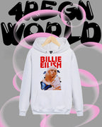 Oversized Streetwear Graphic Print Pullover Hoodie with Urban Music Inspired Artwork