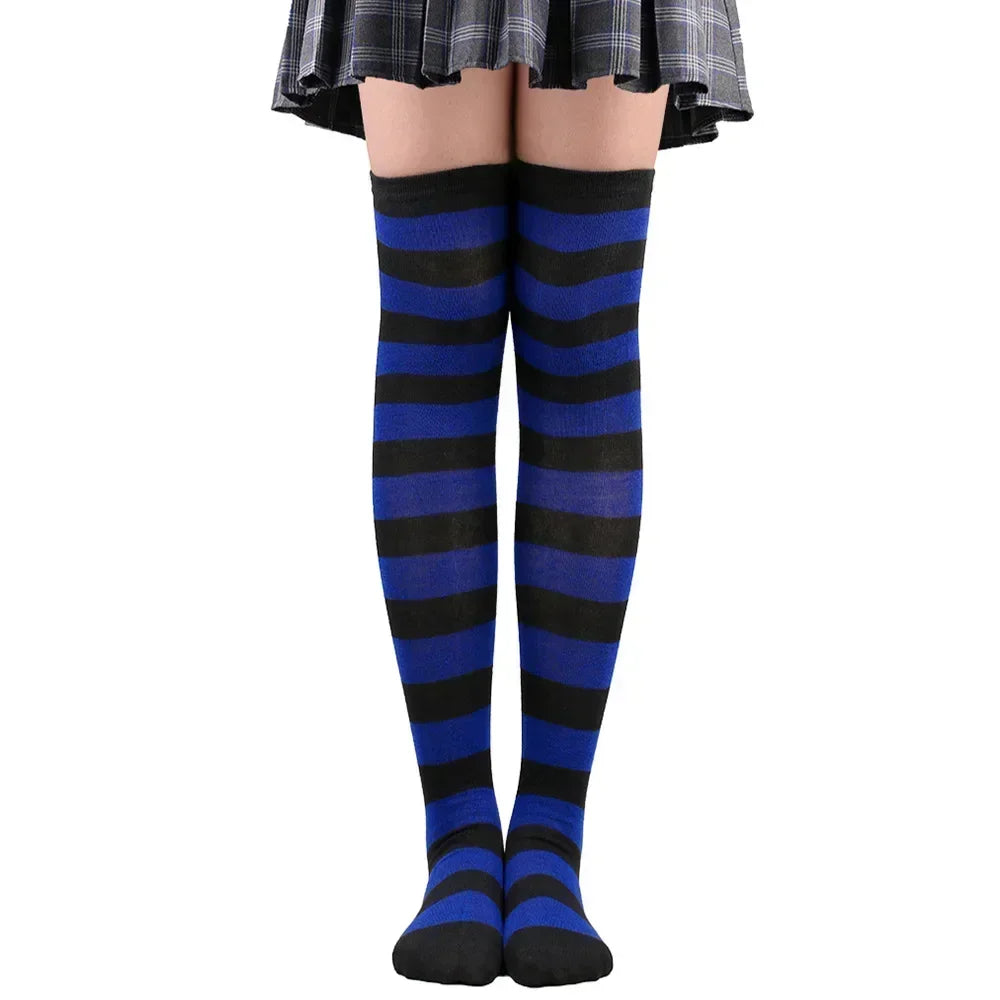 Polka Dot Over-the-Knee Socks with Soft Jacquard Knit for Casual Y2K Fashion