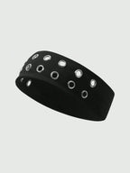 Grommet Detail Headband Punk Alternative Streetwear Hair Accessory