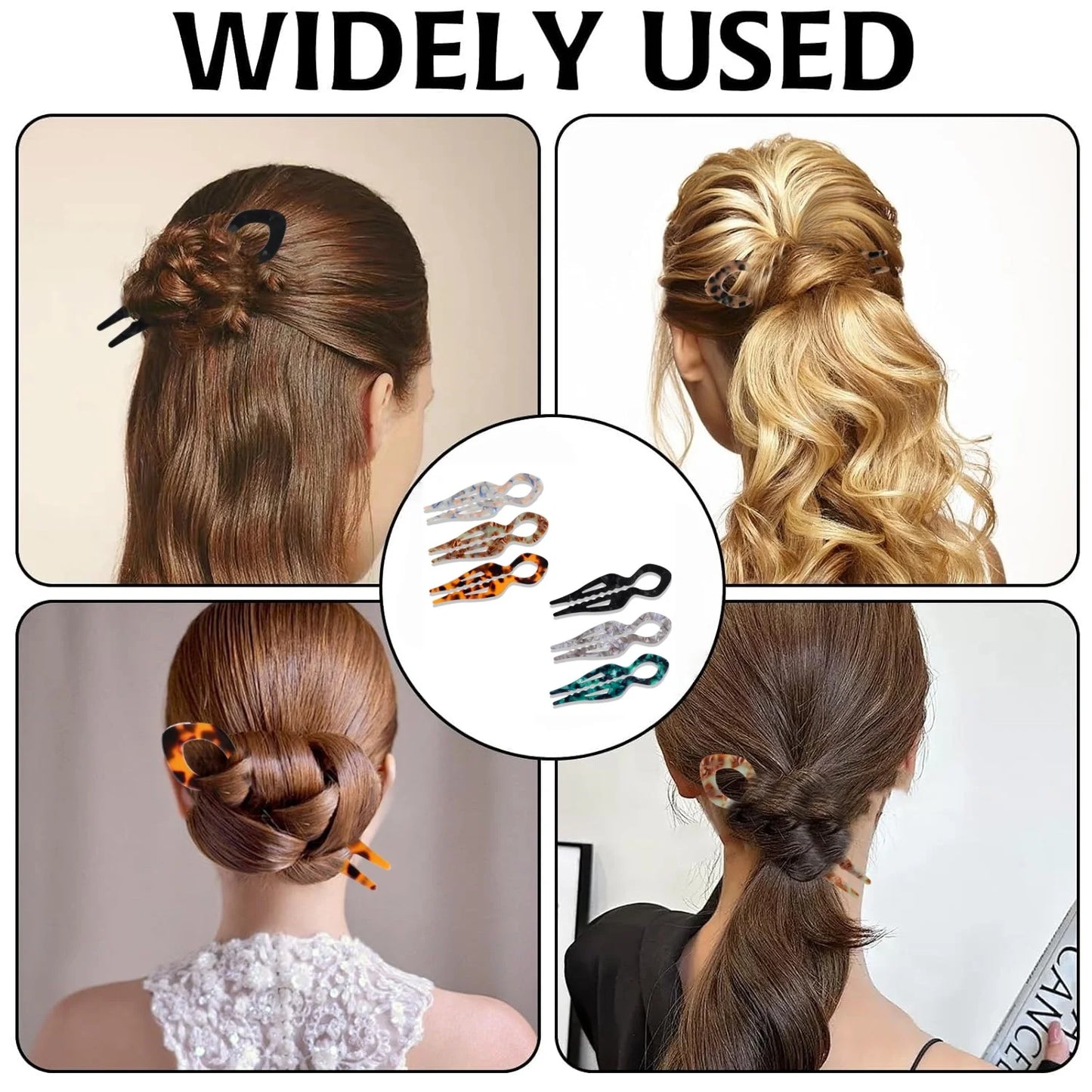 Minimalist French Twist U Shaped Hair Pin for Effortless Chic Updos
