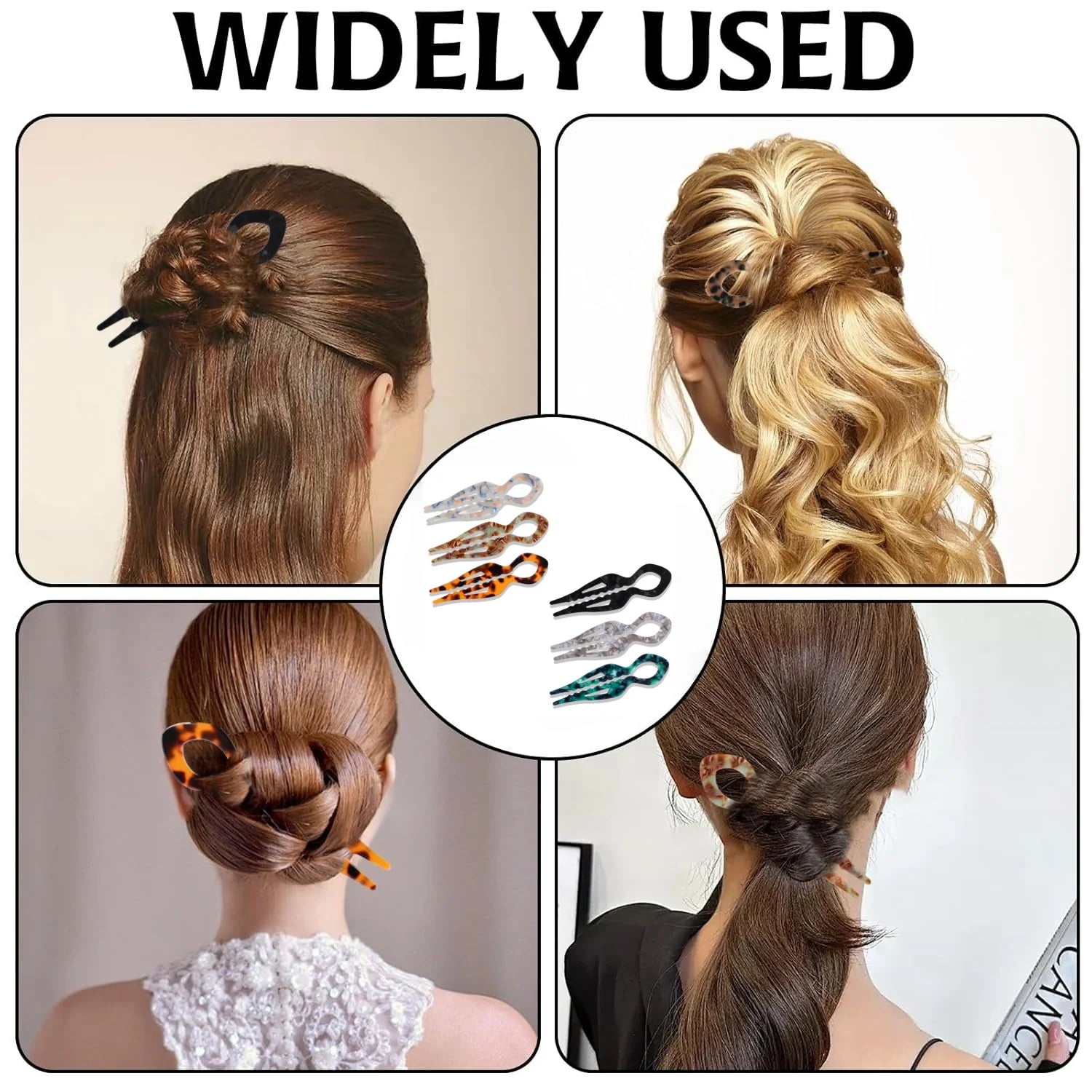 Minimalist French Twist U Shaped Hair Pin for Effortless Chic Updos