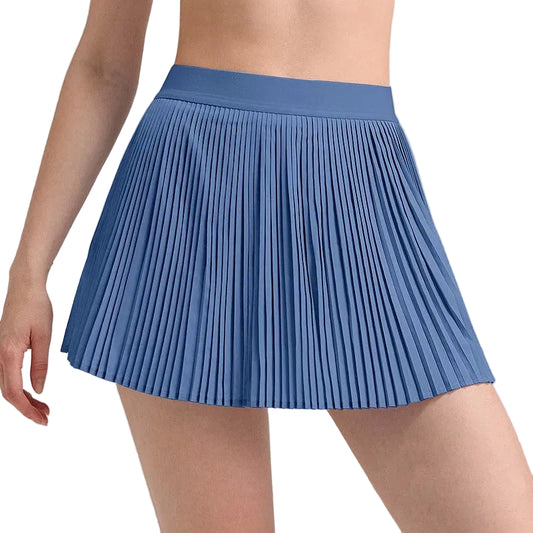 High Waist Pleated Tennis Skirt with Lightweight Athletic Streetwear Styling