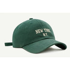 Vintage Embroidered Baseball Cap Adjustable Curved Brim Casual Streetwear Everyday Hat