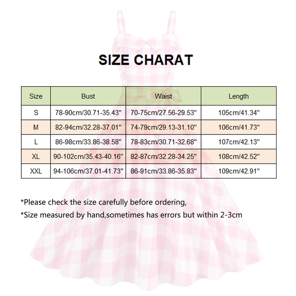 Vintage-Inspired Pink Polka Dot A-Line Dress with Ruffled Straps and Smocked Bodice