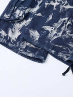Relaxed Fit Cargo Shorts with Utility Pockets and Outdoor Streetwear Styling