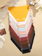20-Piece Women’s Seamless Mid-Rise Briefs Set with Smooth Wave-Edge Finish and Assorted Pastel, Neutral and Dark Colors