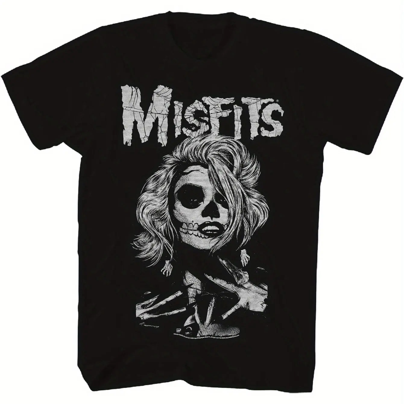 Vintage Alternative Goth Graphic Tee with Dark Punk Streetwear Artwork