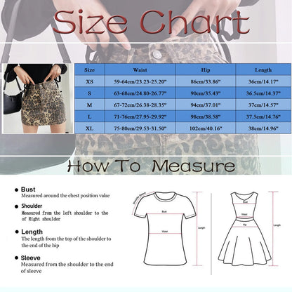 High Waist Leopard Print Mini Skirt with Bodycon Streetwear Silhouette
