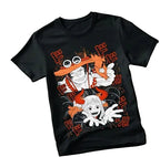 Retro Anime Comic Oversized Streetwear Graphic Cotton Casual T-Shirt