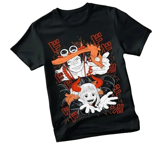 Kawaii Anime Streetwear Graphic Casual Cotton Fashion Tee