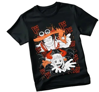 Kawaii Anime Streetwear Graphic Casual Cotton Fashion Tee