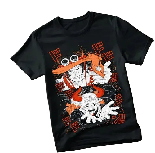 Chibi Chaos Anime Graphic Oversized Casual Streetwear Cotton T-Shirt