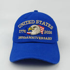 Vintage Embroidered Adjustable Cotton Baseball Cap with Curved Brim for Everyday Casual Style
