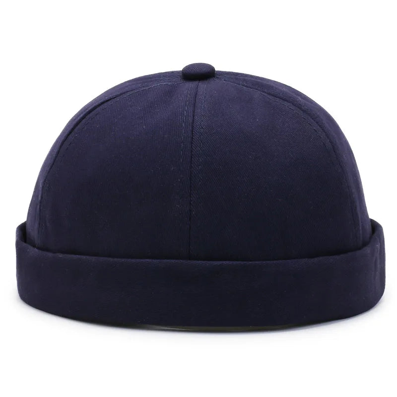 Minimalist Brimless Cotton Docker Beanie for Contemporary Streetwear Casual Everyday Fashion Style