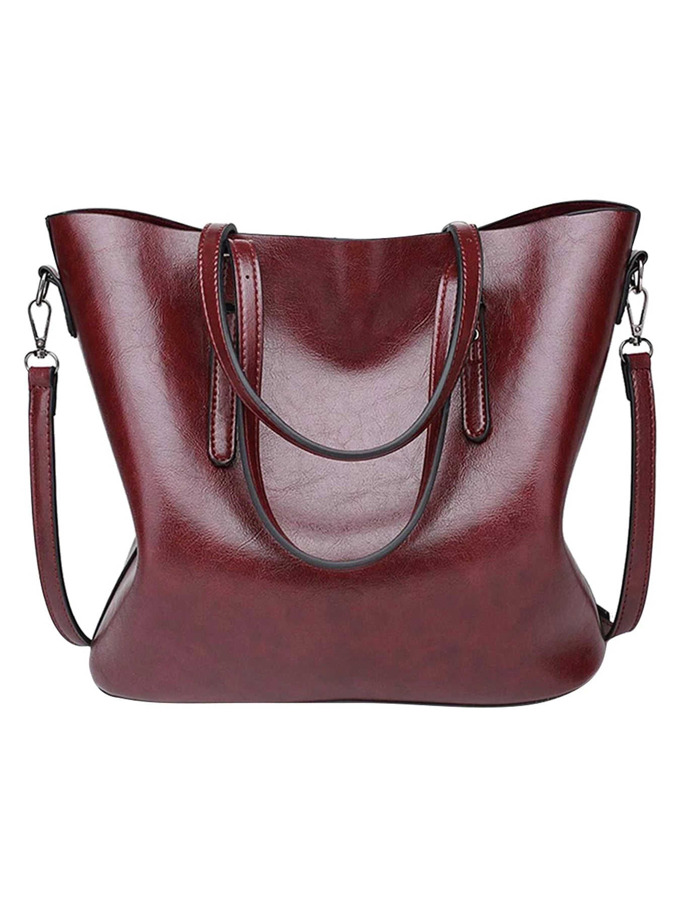 Minimalist Top Handle Tote Satchel Bag with Spacious Everyday Carry Design