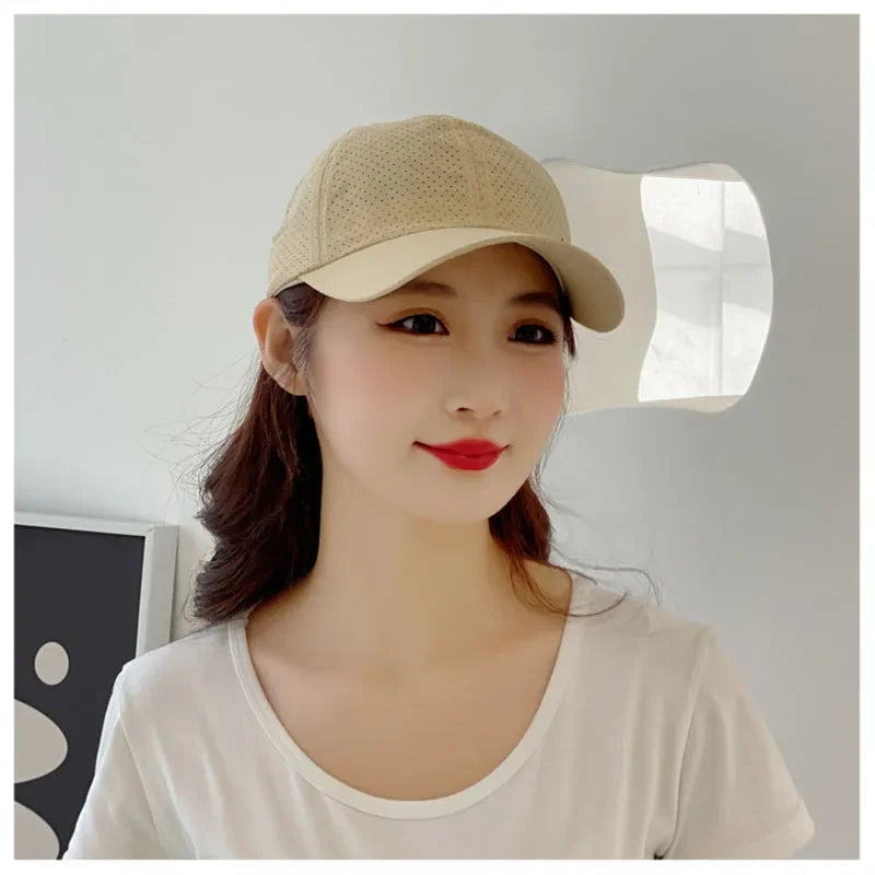 Unisex Quick Dry Mesh Baseball Cap with Adjustable Fit for Outdoor Sports and Travel