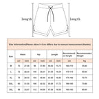 Men's Two Layer Performance Running Shorts with Quick Dry Fabric and Athletic Comfort
