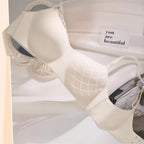 Seamless Wire-Free Molded Bra with Double-Strap Detailing