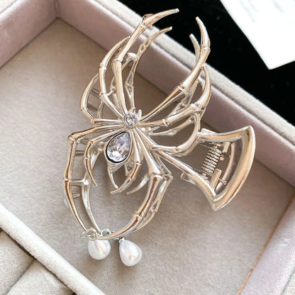 Vintage Spider Hair Claw Clip Gothic Statement Alternative Fashion Accessory