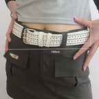 Studded Bullet Detail Belt for Gothic, Punk and Alternative Fashion
